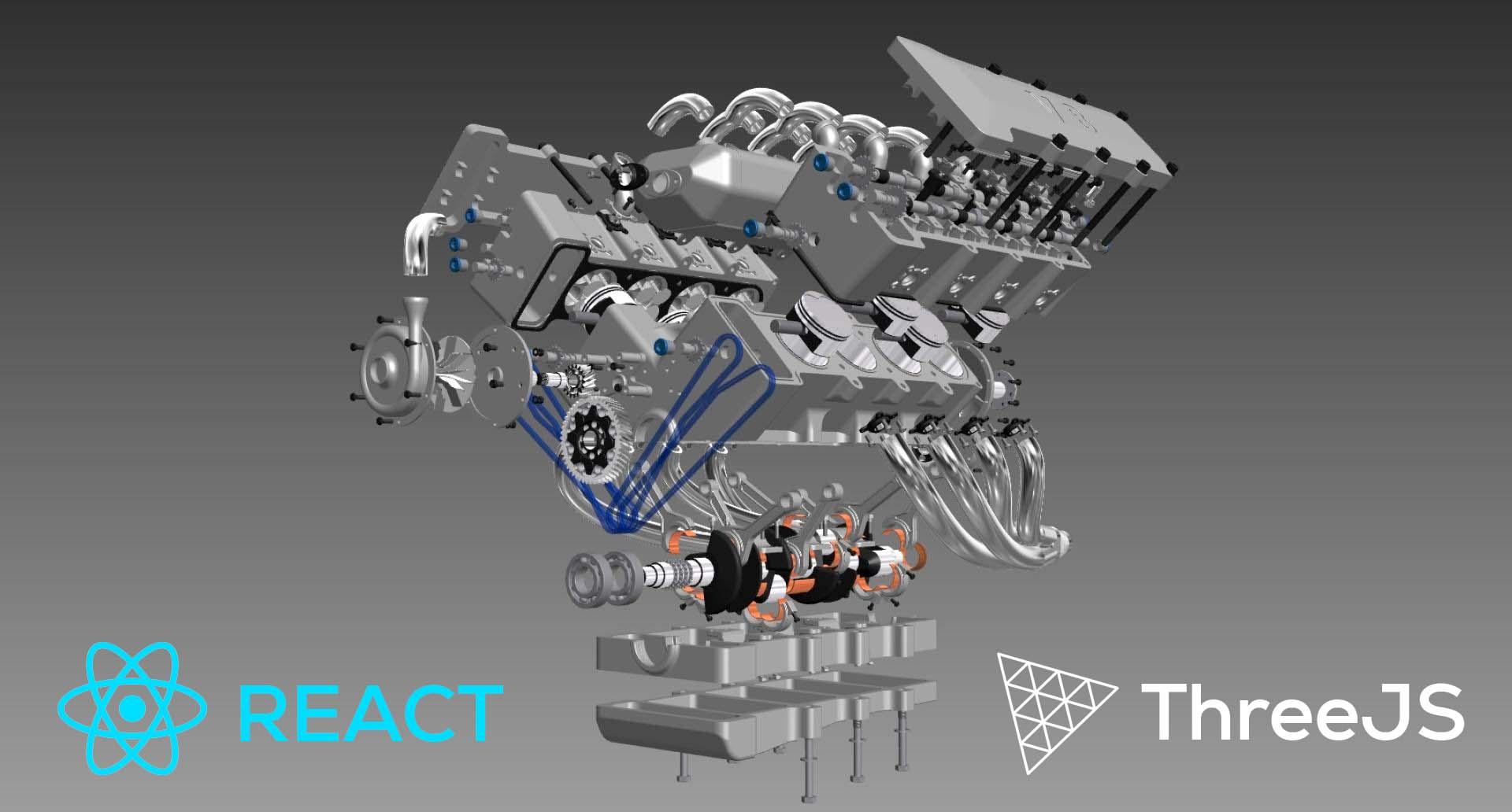 Exploded View Techinque Exploded view of a 3D model with React Three Fiber | Adam Naili